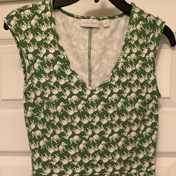 Elephant print dress NYCO size XS - Picture 2 of 8